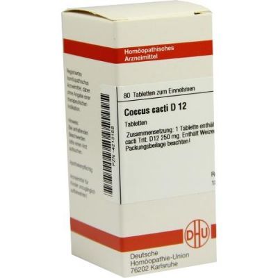 Coccus Cacti D 12 Tabletten (80 stk)