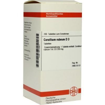 Corallium Rubrum D 3 Tabletten (200 stk)