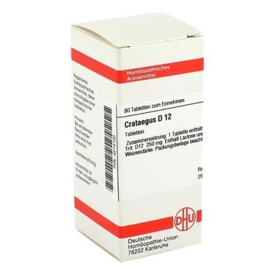 Crataegus D 12 Tabletten (80 stk)