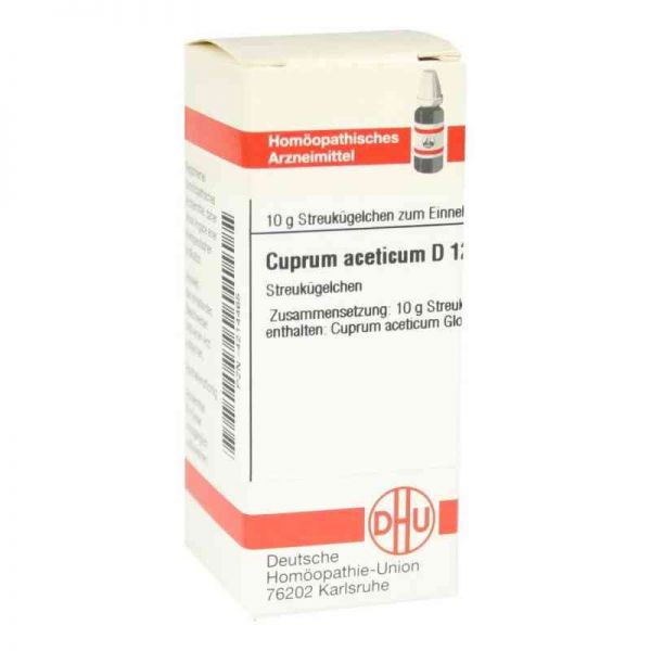 Cuprum Aceticum D 12 Globuli (10 g)