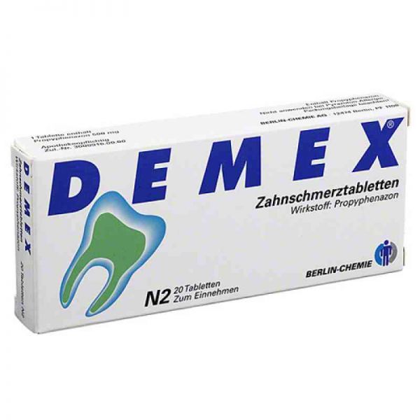 DEMEX Zahnschmerztabletten (20 stk)