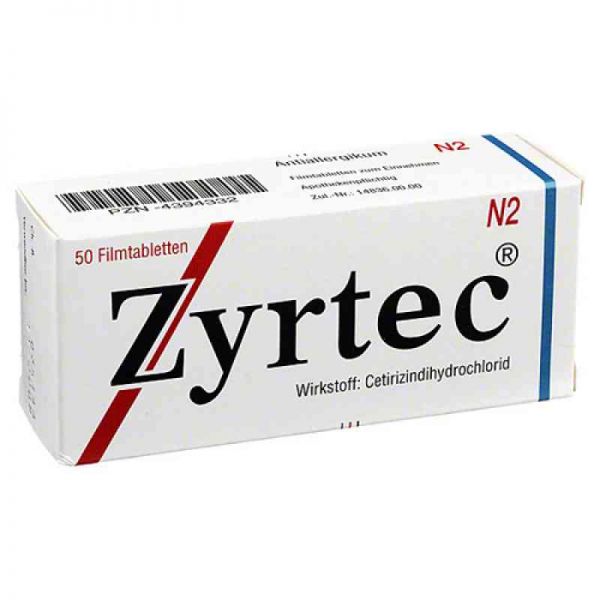 Zyrtec 10mg (50 stk)