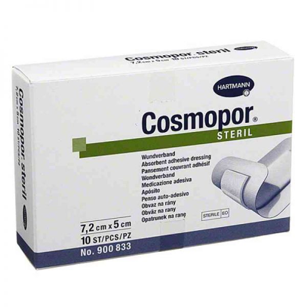 Cosmopor steril 5x7,2 cm (10 stk)