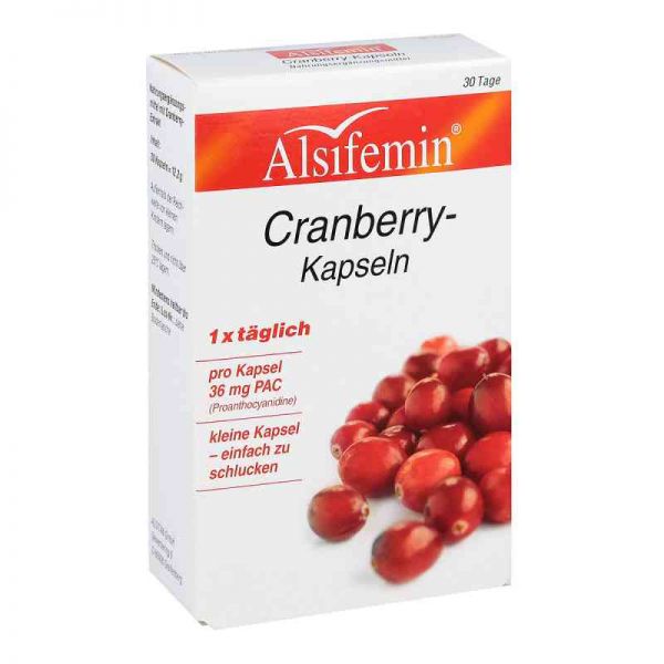 Cranberry 36 mg Pac Alsifemin Kapseln (30 stk)