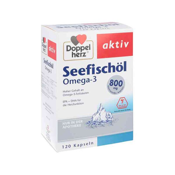 Doppelherz Seefischöl Omega-3 800 mg Kapseln (120 stk)