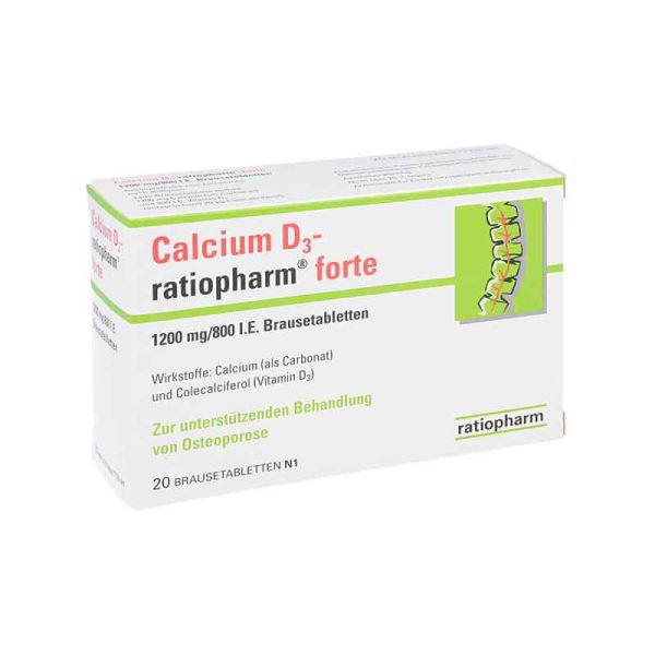 Calcium D3-ratiopharm forte (20 stk)