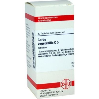 Carbo Vegetabilis C 5 Tabletten (80 stk)