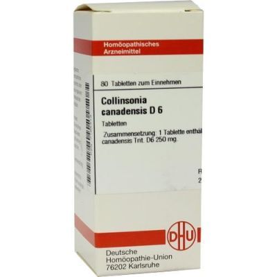 Collinsonia Canadensis D 6 Tabletten (80 stk)