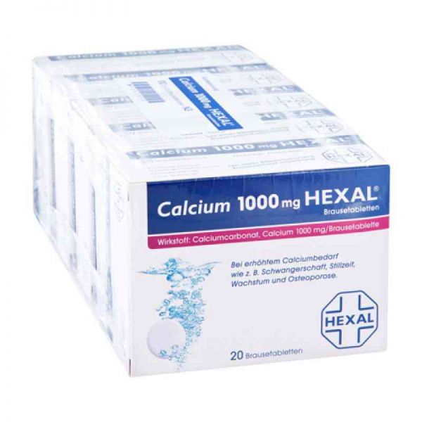 Calcium 1000mg HEXAL (100 stk)