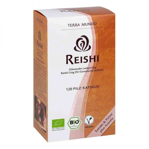 Reishi Vitalpilz Bio Terra Mundo Kapseln (120 stk)