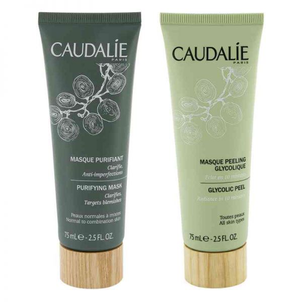 Caudalie Masken Duo Perfekte Haut (2x75 ml)