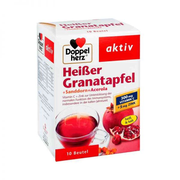 Doppelherz Heisser Granatapfel+sanddorn+acerola (10 stk)