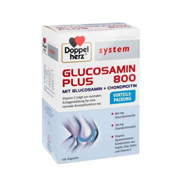 Doppelherz Glucosamin Plus 800 system Kapseln (120 stk)