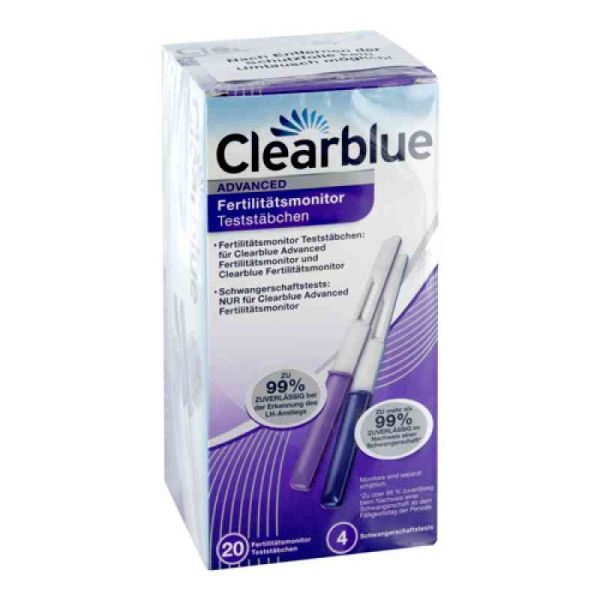 Clearblue Fertilitätsmonitor Teststäbchen 20+4 (24 stk)