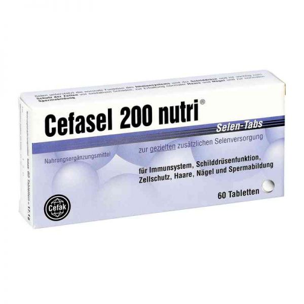 Cefasel 200 nutri Selen-tabs (60 stk)