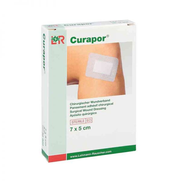 Curapor Wundverband steril chirurgisch 5x7 cm (5 stk)