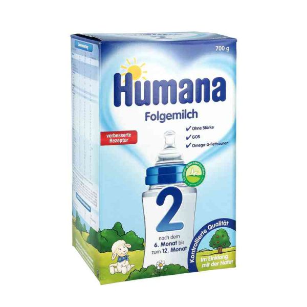 Humana Folgemilch 2 Gos Pulver (700 g)