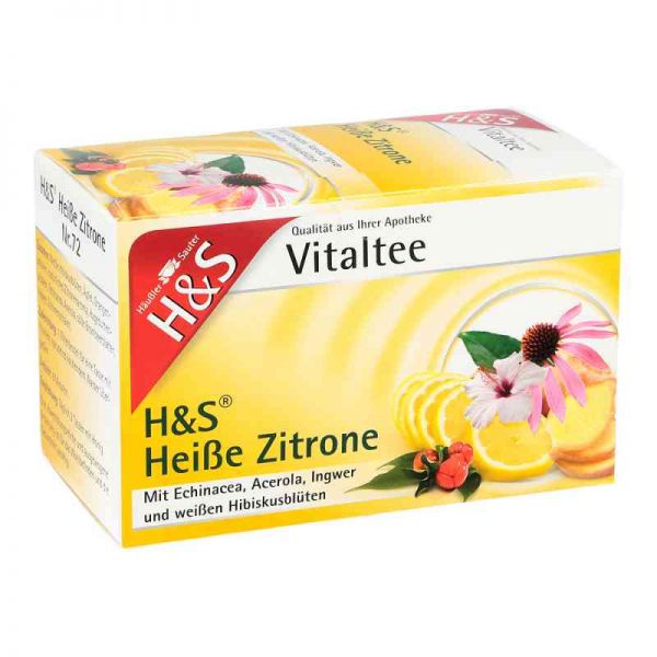 H&s Heisse Zitrone Vitaltee Filterbeutel (20 stk)