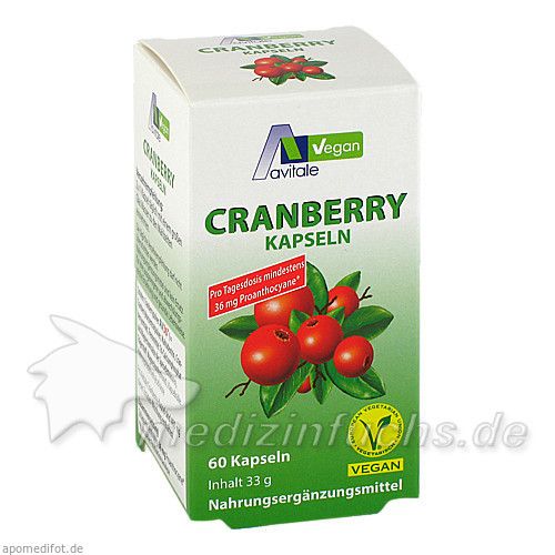 Cranberry Vegan Kapseln 400mg, 60 ST