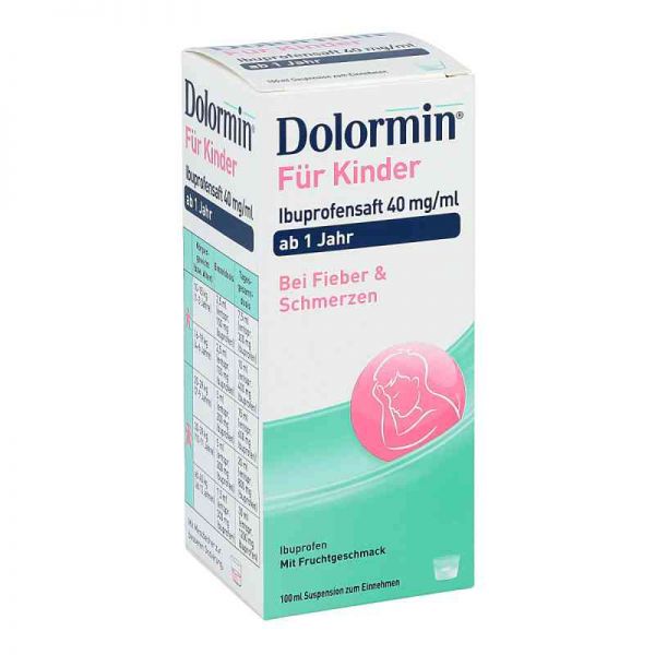 Dolormin für Kinder Ibuprofensaft 40mg/ml (100 ml)