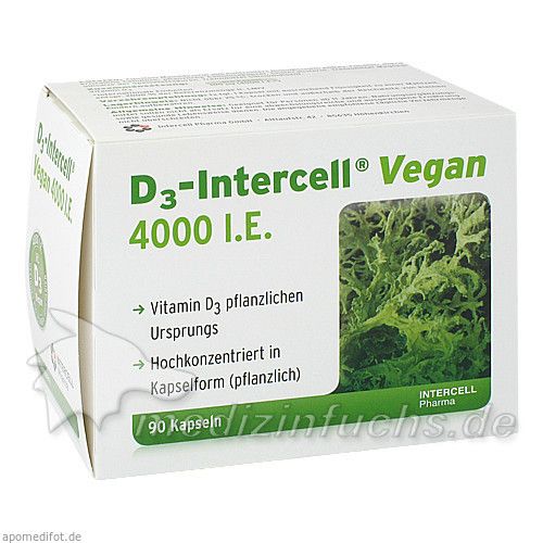 D3-Intercell Vegan 4.000 I.E., 90 ST