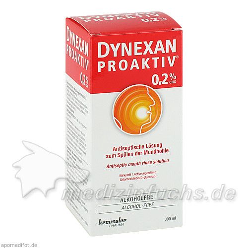 DYNEXAN Proaktiv 0,2% CHX Lösung, 300 ML