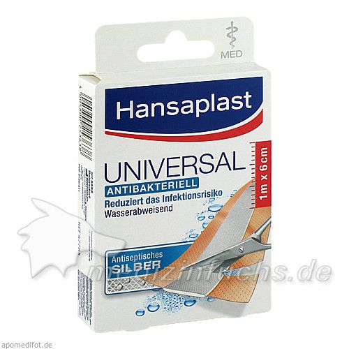 Hansaplast med Universal 1mx6cm, 10 ST