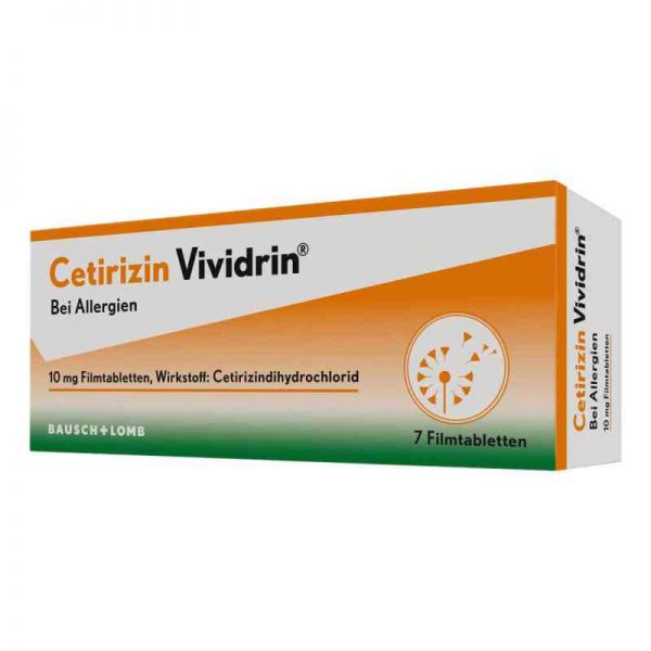 Cetirizin Vividrin 10mg (7 stk)