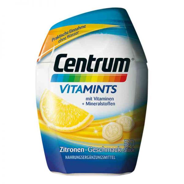 Centrum Vitamints Zitronen-geschmack Kautabletten (50 stk)