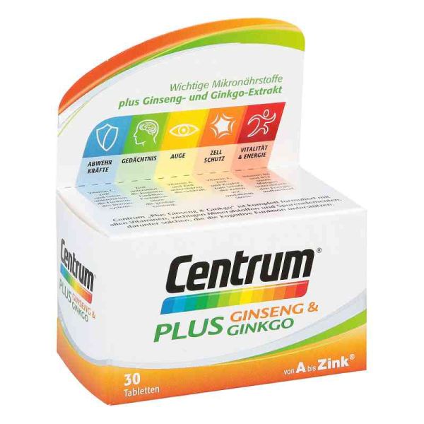 Centrum Plus Ginseng & Ginkgo Tabletten (30 stk)