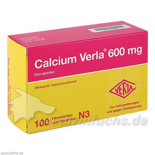 Calcium Verla 600mg, 100 ST