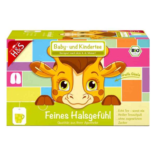 H&s Bio Baby- und Kindertee Feines Halsgefühl Fbtl. (20 stk)