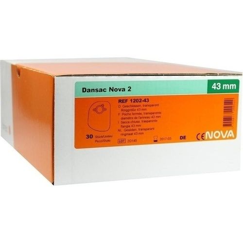 Dansac Nova2 Colobtl.m.Filter 1202-43 Ring 43 klar, 30 ST