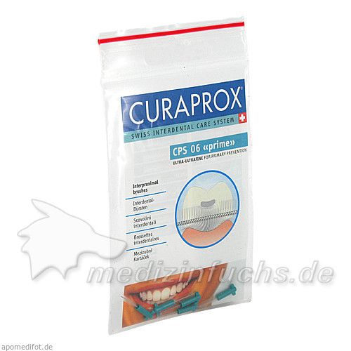 CURAPROX CPS 06 XXXXXX fine türkis Interdentalbürs, 5 ST