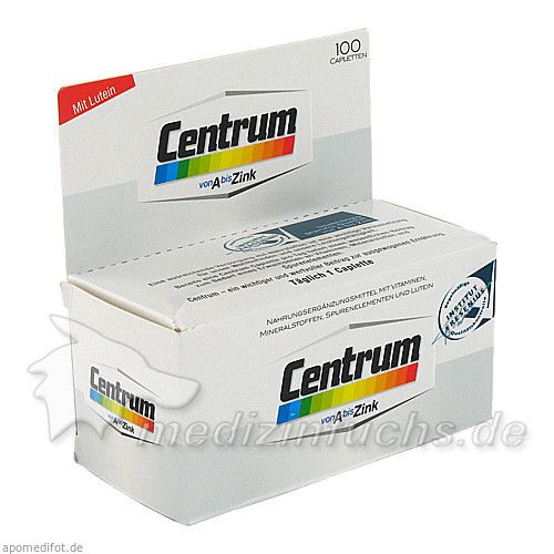 Centrum A-Zink + FloraGlo Lutein Capletten, 100 ST