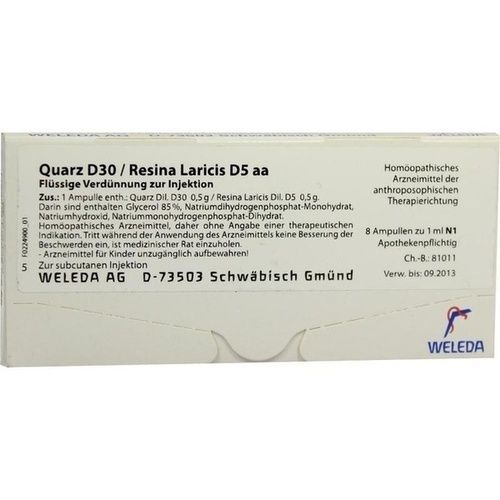 QUARZ D30 RESINA LAR D 5, 8X1 ML