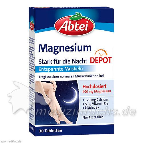 Abtei Magnesium Stark für die Nacht Depot, 30 ST