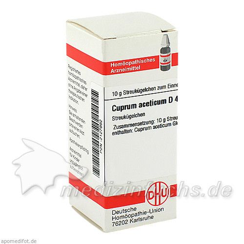 CUPRUM ACET D 4, 10 G