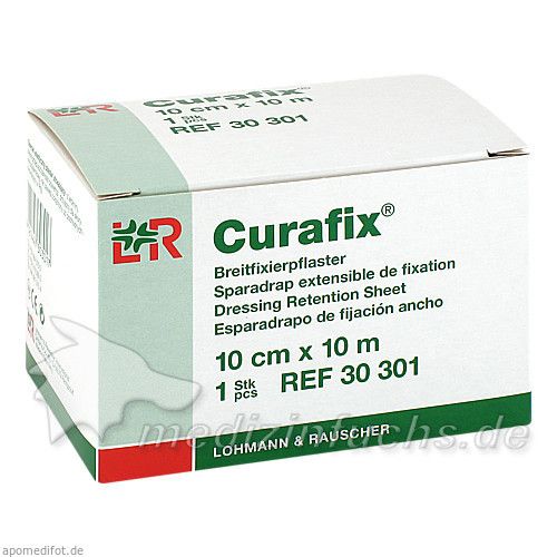 CURAFIX Fixierpflaster 10 cmx10 m, 1 ST