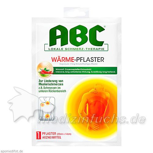 ABC Wärme-Pflaster Capsicum Hansaplast med 22x14, 1 ST