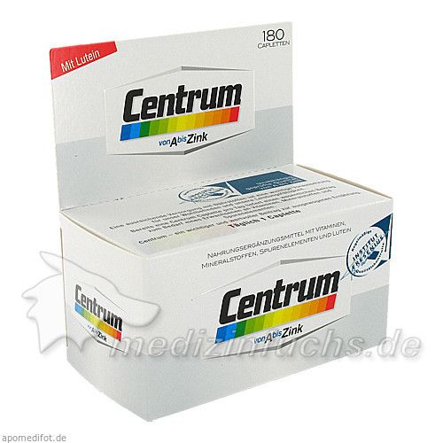 Centrum A-Zink + FloraGlo Lutein Capletten, 180 ST