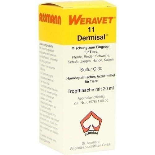 DERMISAL 11 Tropfen vet., 20 ML