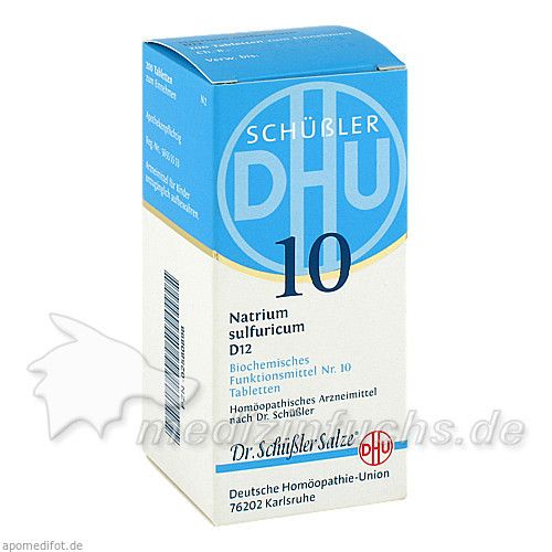 BIOCHEMIE DHU 10 NATRIUM SULFURICUM D12, 200 ST