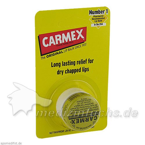 Carmex Lippenbalsam f. trockene spröde Lippen, 7.5 G