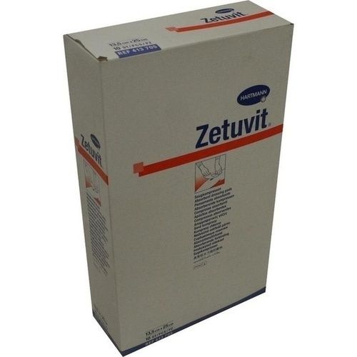 ZETUVIT Saugkompressen steril 13,5x25 cm, 10 ST