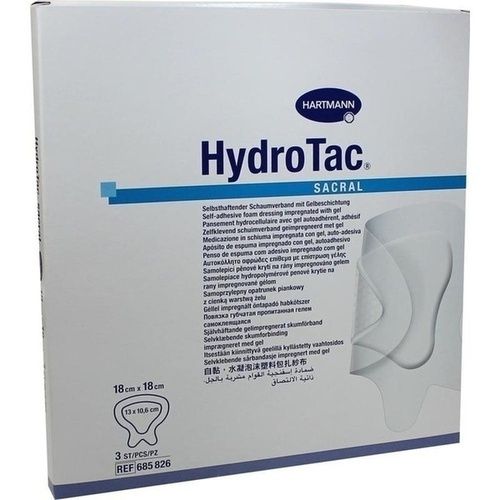 HYDROTAC sacral Schaumverband 18x18 cm steril, 3 ST