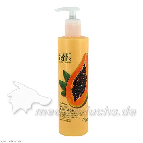 CLAIRE FISHER NATUR CLASSIC PAPAYA BODYLOTION, 300 ML