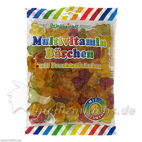 DR. MUNZINGER Multivitamin-Fruchtsaftbärchen, 250 G