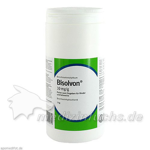 BISOLVON 10 mg/g Pulver f.Rinder/Schweine, 1000 G