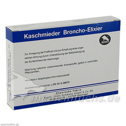 Kaschmieder Broncho-Elixier VET, 6X18 ML